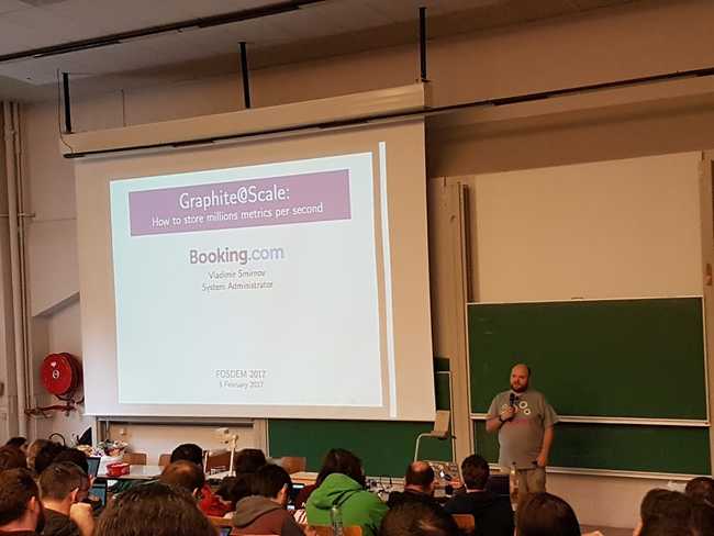 FOSDEM 2017 - Monitoring and Cloud - Graphite@Scale or How to store millions metrics per second