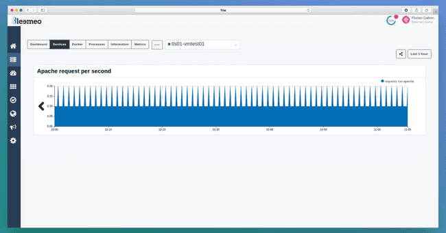 Figure 3: Service Apache dashboard screenshot