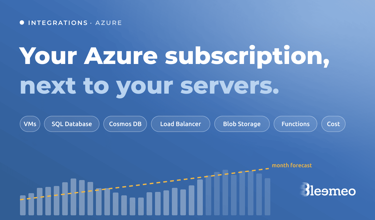 Azure in Bleemeo: your subscription next to your servers, with one read-only role