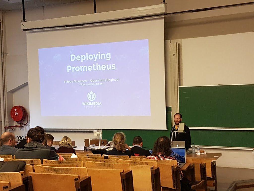 FOSDEM 2017 - Monitoring and Cloud - Deploying Prometheus at Wikimedia Foundation