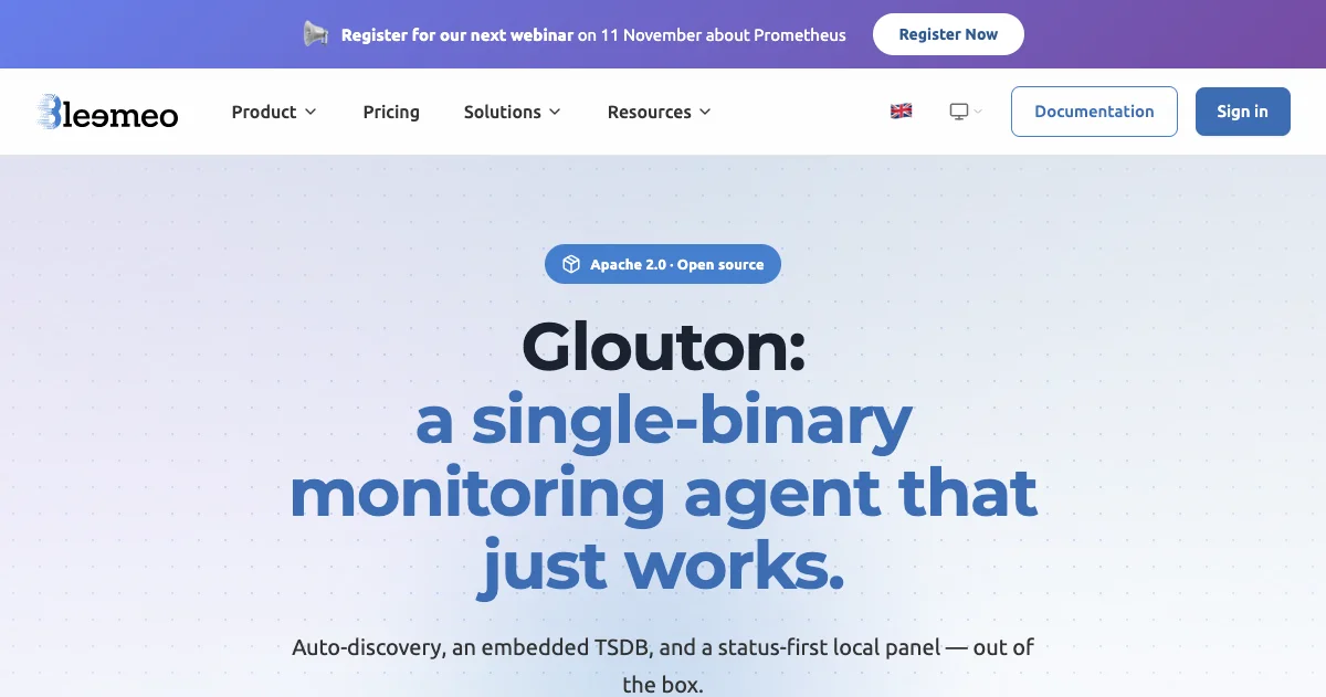 Glouton — Open Source Monitoring Agent | Bleemeo